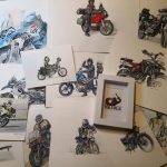 Dibujo tu moto por encargo. Pablo Villa