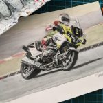 BMW R1200 RT en circuito