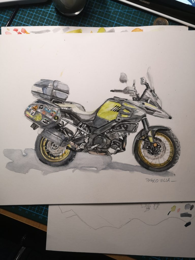 V-Srtom 650 Acuarela
