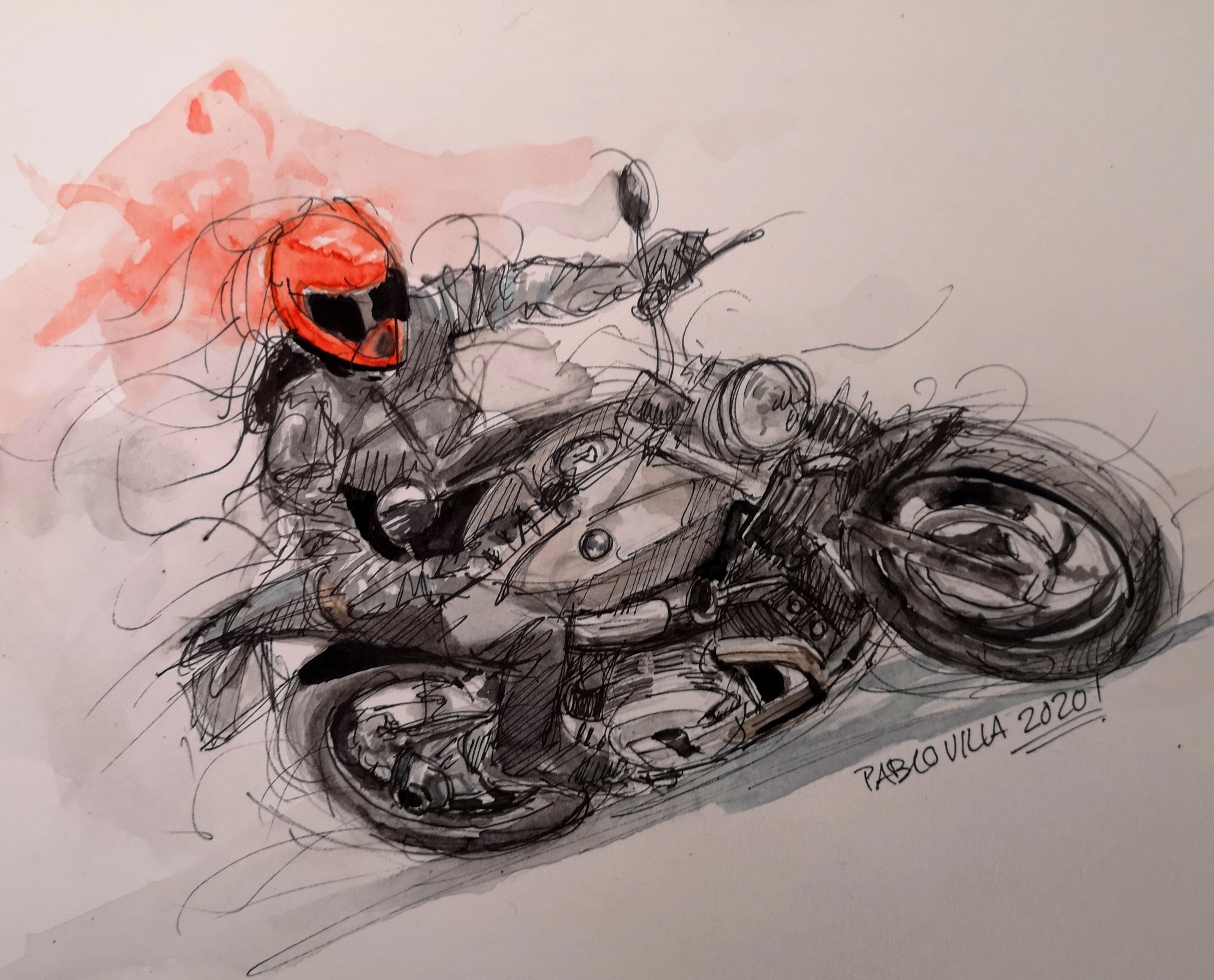 Ilustración BMW R 1200 Nine-T