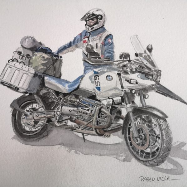 R1150 GS watercolor acuarela
