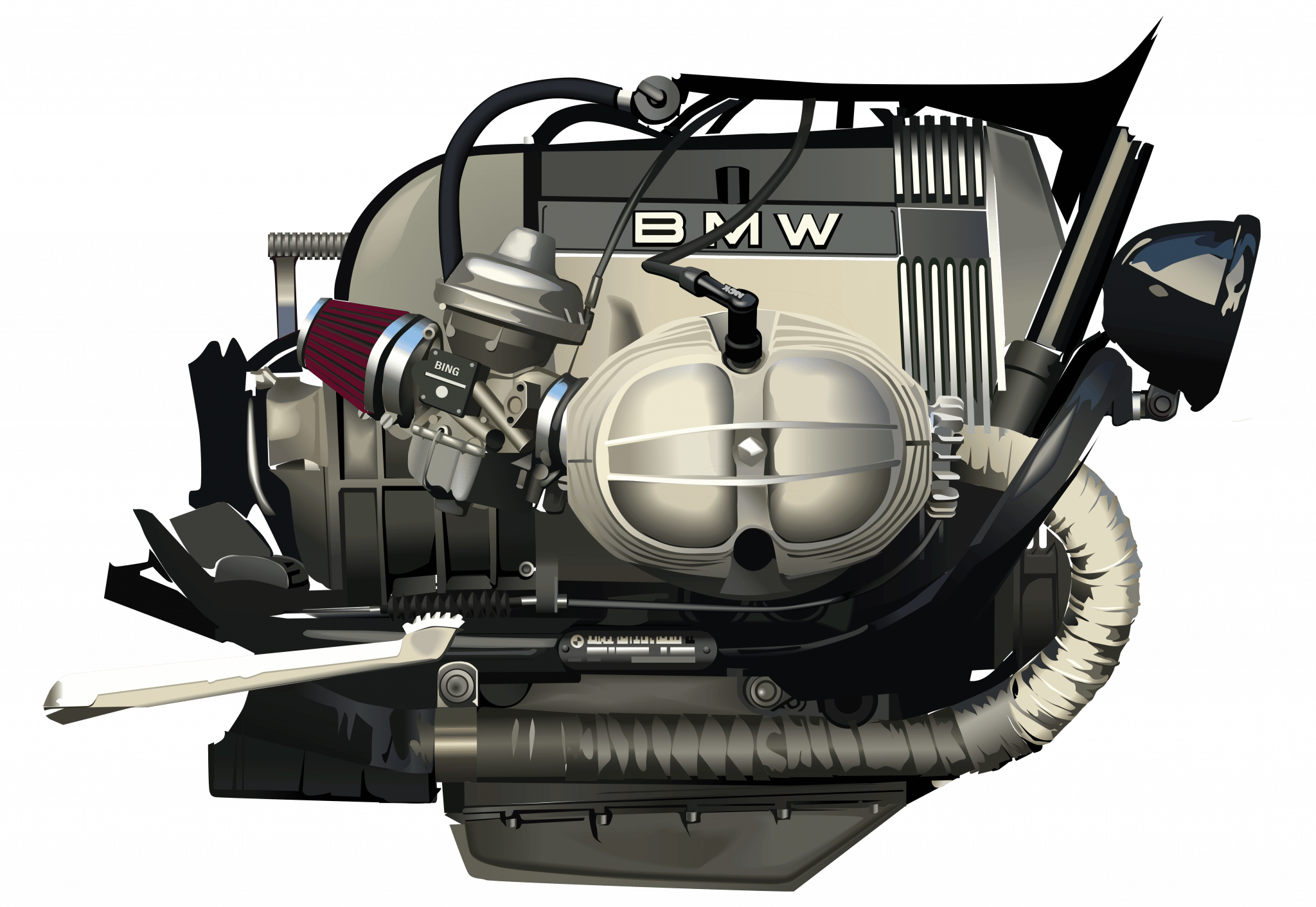 Motor Bóxer vectorial