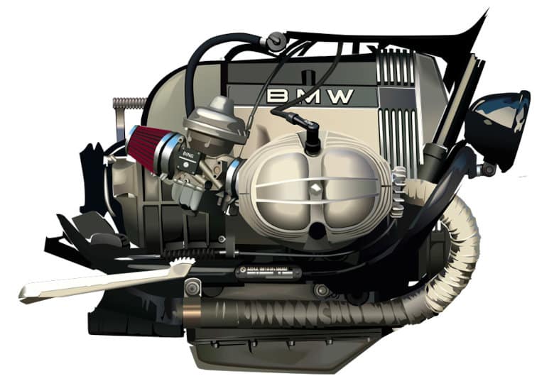 Boxer engine BMW
